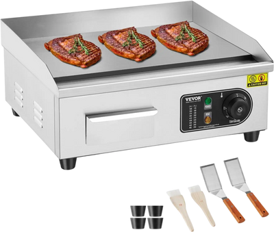 Vevor Electric Griddle Commercial Countertop Flat Top Grill 18