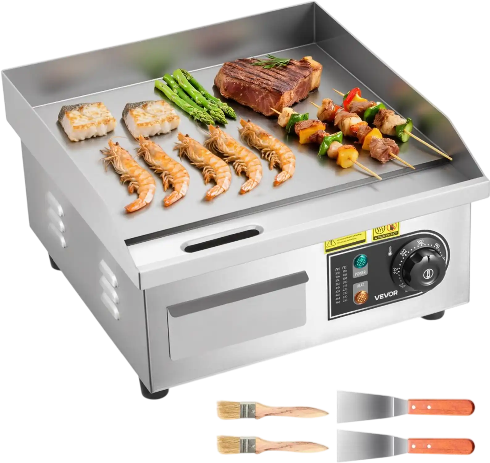 Vevor Electric Griddle Commercial Countertop Flat Top Grill 14