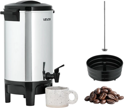 Vevor Commercial Coffee Urn 30 Cup 4.5 L Hot Beverage Dispenser New