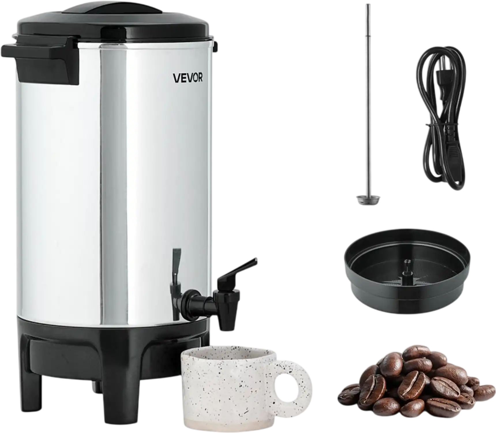 Vevor Coffee Urn 40 Cup 6 L Commercial Hot Beverage Dispenser New