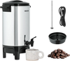 VEVOR Commercial Coffee Urn, 40 Cup 6 L Hot Beverage Dispenser with Dripless Faucet, Quick-Brewing Commercial Coffee Maker, Automatic Temperature Control, for Catering, Party, Church & Restaurant