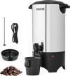 VEVOR Commercial Coffee Urn, 40 Cup 6 L Hot Beverage Dispenser with Dripless Faucet, Quick-Brewing Commercial Coffee Maker, with Stainless Steel Liner, for Catering, Business, Church & Restaurant