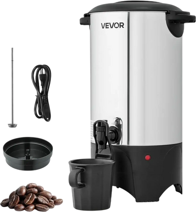 Vevor Coffee Urn 40 Cup 6 L Commercial Hot Beverage Dispenser New