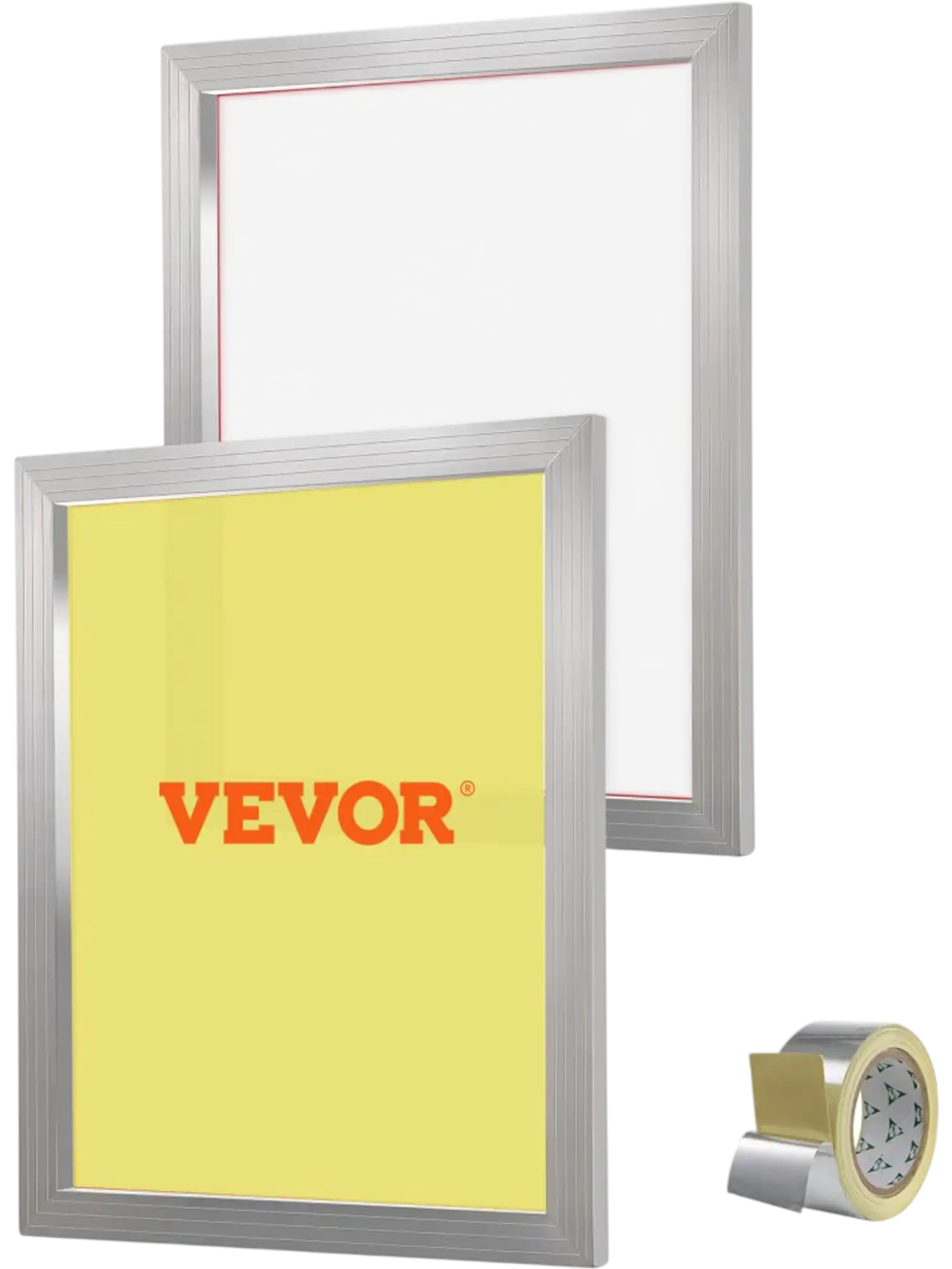 VEVOR Screen Printing Kit, 2 Pieces Aluminum Silk Screen Printing Frames, 20x24inch Silk Screen Printing Frame with 230 Count Mesh, High Tension Nylon Mesh and Sealing Tape for T-shirts DIY Printing