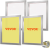 VEVOR Screen Printing Kit, 4 Pieces Aluminum Silk Screen Printing Frames, 20x24inch Silk Screen Printing Frame with 355 Count Mesh, High Tension Nylon Mesh and Sealing Tape for T-shirts DIY Printing