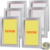 VEVOR Screen Printing Kit, 6 Pieces Aluminum Silk Screen Printing Frames, 10x14inch Silk Screen Printing Frame with 110 Count Mesh, High Tension Nylon Mesh and Sealing Tape for T-shirts DIY Printing