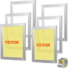 VEVOR Screen Printing Kit, 6 Pieces Aluminum Silk Screen Printing Frames, 16x20inch Silk Screen Printing Frame with 110 Count Mesh, High Tension Nylon Mesh and Sealing Tape for T-shirts DIY Printing