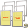 VEVOR Screen Printing Kit, 6 Pieces Aluminum Silk Screen Printing Frames, 20x24inch Silk Screen Printing Frame with 305 Count Mesh, High Tension Nylon Mesh and Sealing Tape for T-Shirts DIY Printing