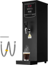 VEVOR Commercial Water Boiler, Electric Hot Water Dispenser with 316 Stainless Steel Heating Tube, 1500W Step-by-step Fast Heating 50L per Hour Hot Water Boiler, for Coffee Tea Restaurant Office