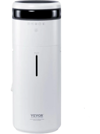 VEVOR Humidifier for Home Large Room, Commercial Humidifier for Whole House 1291.7 sq ft, 16L Water Tank & Night Light & 12h Timer & Auto Shut-Off , Greenhouse, Commercial Branch Tube w/ 360° Nozzle