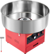VEVOR Cotton Candy Machine Commercial 1000W Electric Candy Floss Maker Red, Ideal for Home, Carnival, Birthday, Family Party, Easy Use with 20.5 in Stainless Steel Bowl, Storage Drawer, Sugar Scoop
