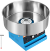 VEVOR Cotton Candy Machine Commercial 1000W Electric Candy Floss Maker Blue, Ideal for Home, Carnival, Birthday, Family Party, Easy Use with 20.5 in Stainless Steel Bowl, Storage Tray and Sugar Scoop