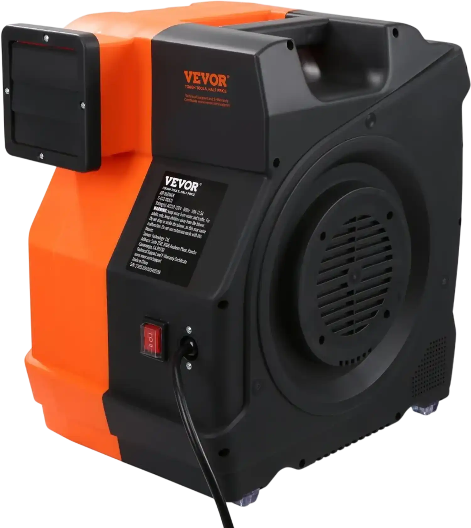 Vevor Inflatable Blower Bounce House Air Pump 1100W 1.5/1.7 HP New