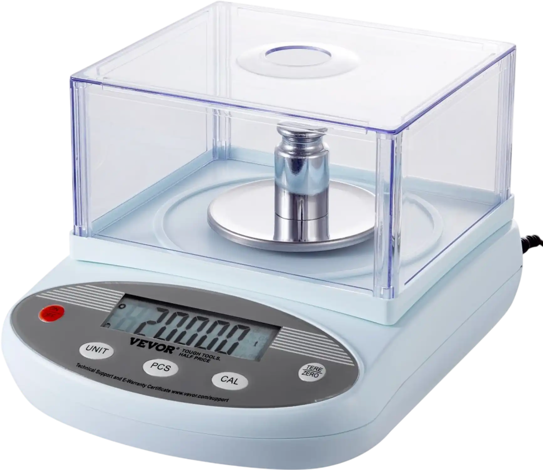 Vevor Analytical Balance Precision Lab Scale 500g x 0.001g with Windshield LCD New