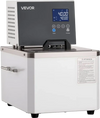 VEVOR Laboratory High-Temperature Circulating Oil Bath, Up to 100℃/212℉, 6 L Lab Constant Temperature Heating Tank, 0.05℃ High Precision, Internal and External Dual Circulation, for Laboratory