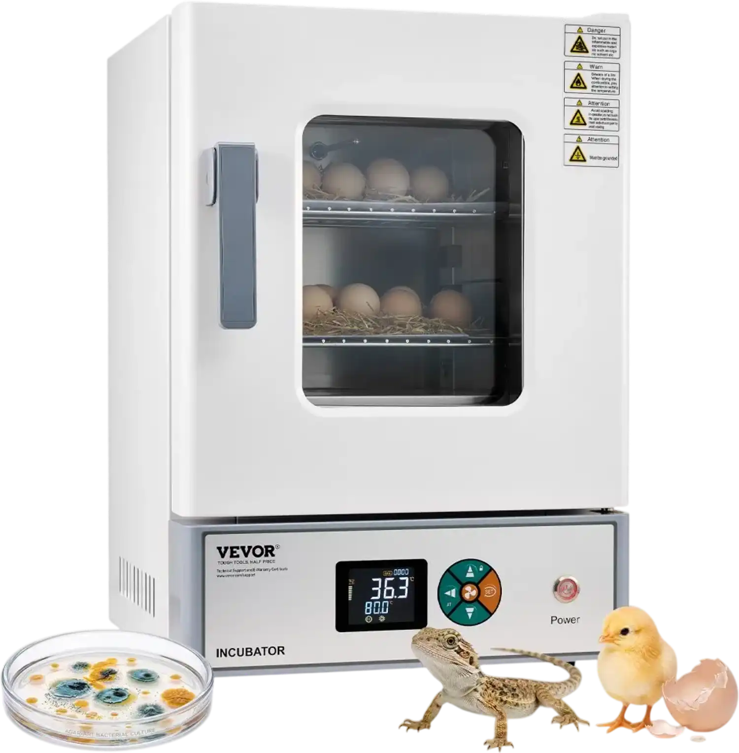 Vevor Laboratory Incubator 5.3 Gal / 20 L Digital Glass Door New