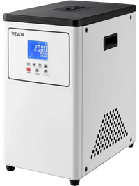VEVOR Laboratory Chiller Circulator, -20℃ to Room Temperature, 3.4 L Internal and External Dual Circulation, Compatible with ≤2 L Rotary Evaporators for Condenser Reflux and Rapid Cooling