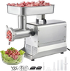 VEVOR Commercial Meat Grinder, 13 Lbs/Min Capacity, #22 Electric Meat Mincer with 3 Plates, 3 Sausage Stuffing Tubes, 750W/1HP Stainless Steel Sausage Maker for Home Kitchen & Restaurants, ETL Listed