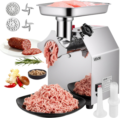 Vevor Commercial Electric Meat Grinder 7 lbs/min with 2 Grind Plates 850W New