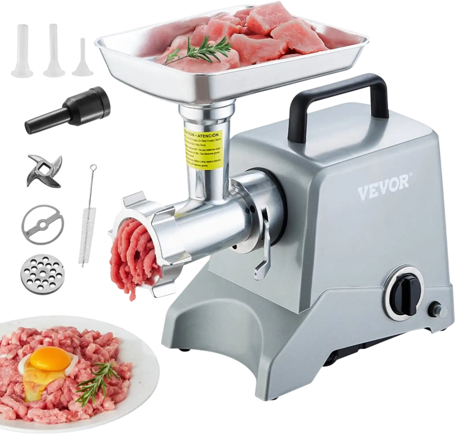 Vevor Meat Grinder Electric 5 lbs/Min Commercial Sausage Stuffer New