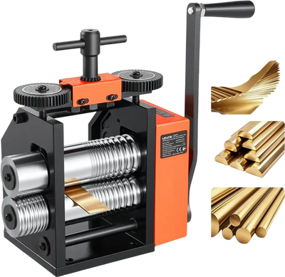 Vevor Rolling Mill 3-in-1 Manual Jewelry Forming Roller Machine New