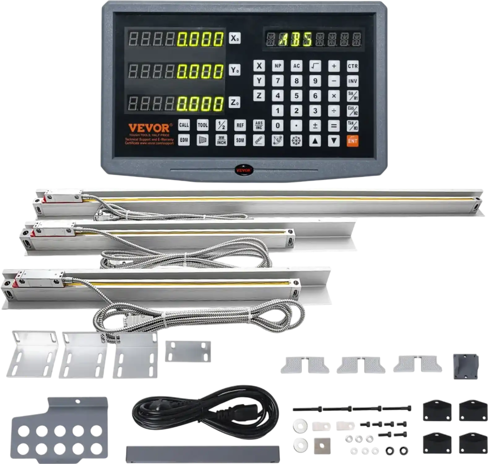 Vevor Linear Scale 3-Axis DRO Display Kit 16
