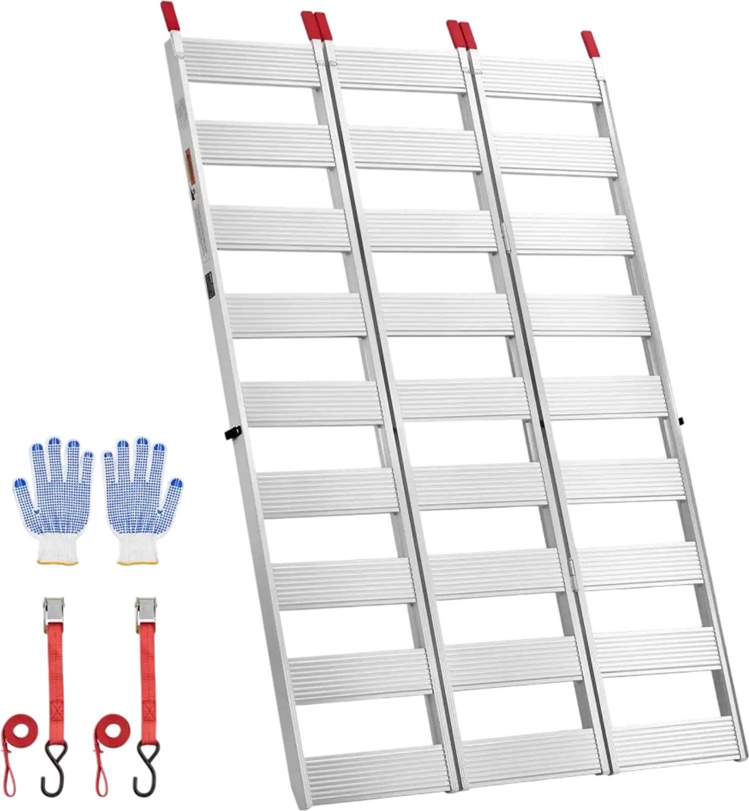 Vevor Trailer Ramps Tri-Folding Aluminum Loading Ramps 76