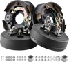 VEVOR Electric Trailer Brake Assembly, 10 x 2-1/4 Inch, 1 Pair Self-Adjusting Electric Brakes Kit for 3500 lbs Trailer Axle, Backing Plates for Braking System Part Replacement, Fit for Trailers, RVs
