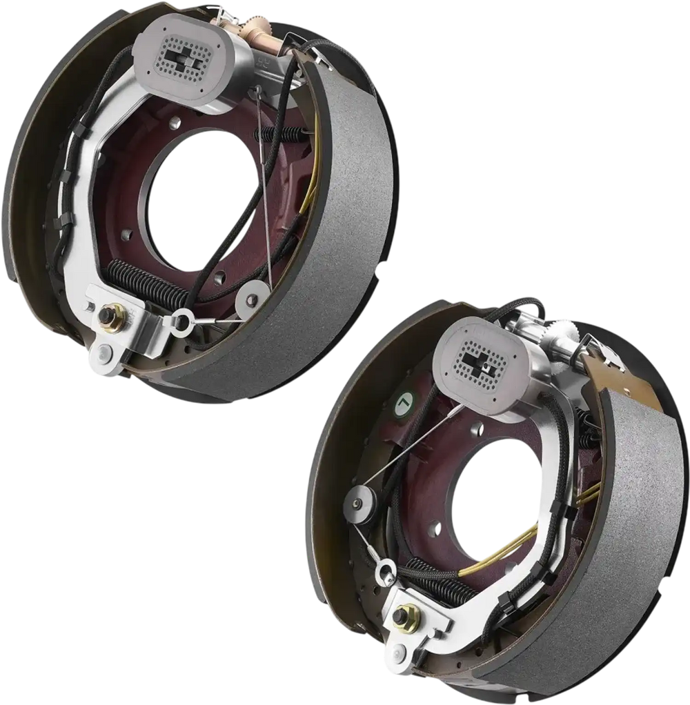 VEVOR Electric Trailer Brake Kit, 12.25 x 3.375 Inch, 1 Pair Self-Adjusting Electric Brakes Kit for 8000 lbs Trailer Axle, Backing Plates for Braking System Part Replacement, Fit for Trailers, RVs