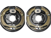 VEVOR Electric Trailer Brake Assembly, 12" x 2", 1 Pair Self-Adjusting Electric Brakes Kit for 7000 lbs Axle, 5-Hole Mounting, Backing Plates for Braking System Part Replacement (1 Right + 1 Left)