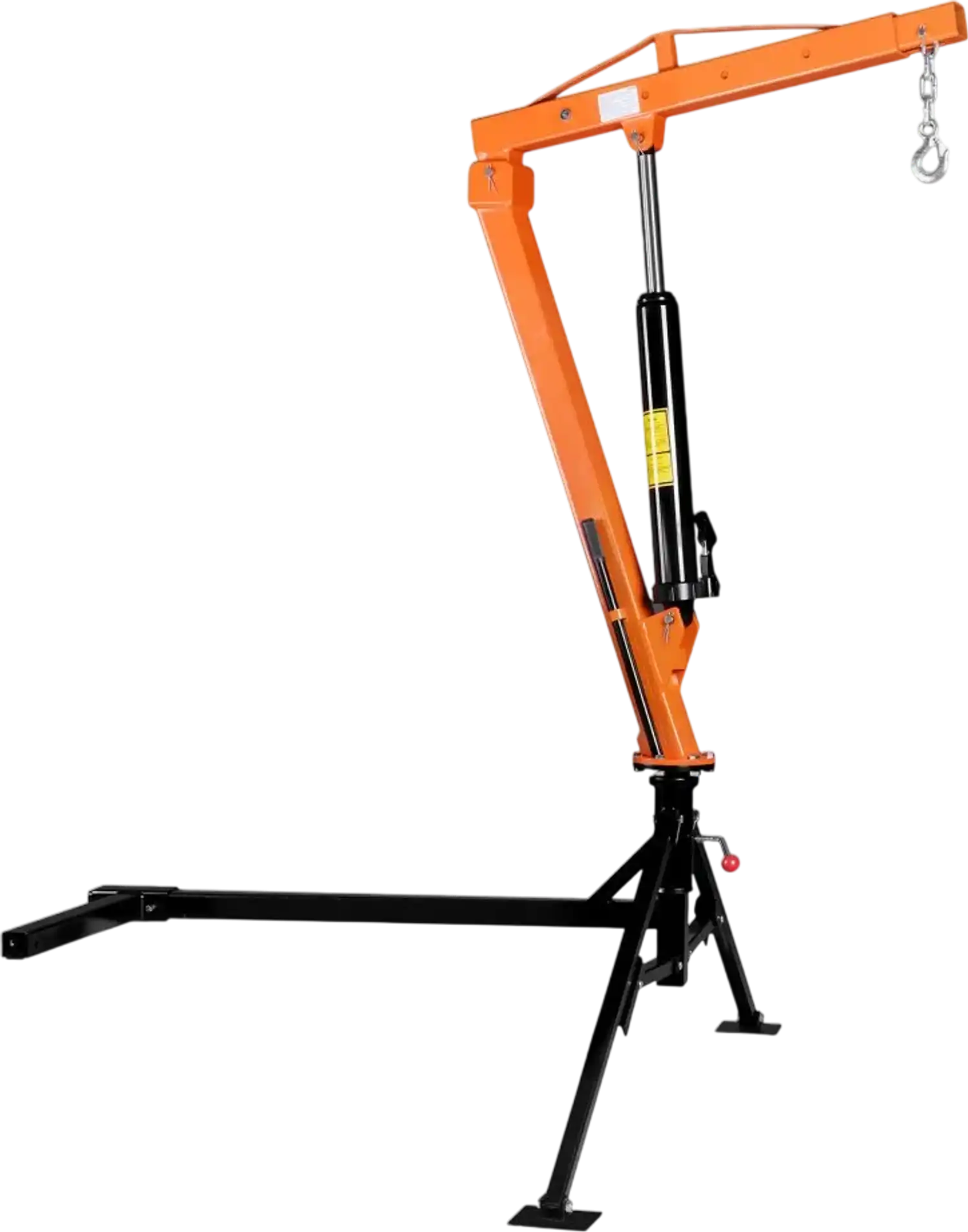 Vevor Truck Crane 1500 lbs Manual Hydraulic Pickup Hitch Mounted Telescopic Boom 360° Swivel New