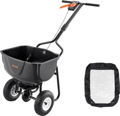 Vevor Push Spreader 60 lb Walk-Behind Broadcast Spreader New