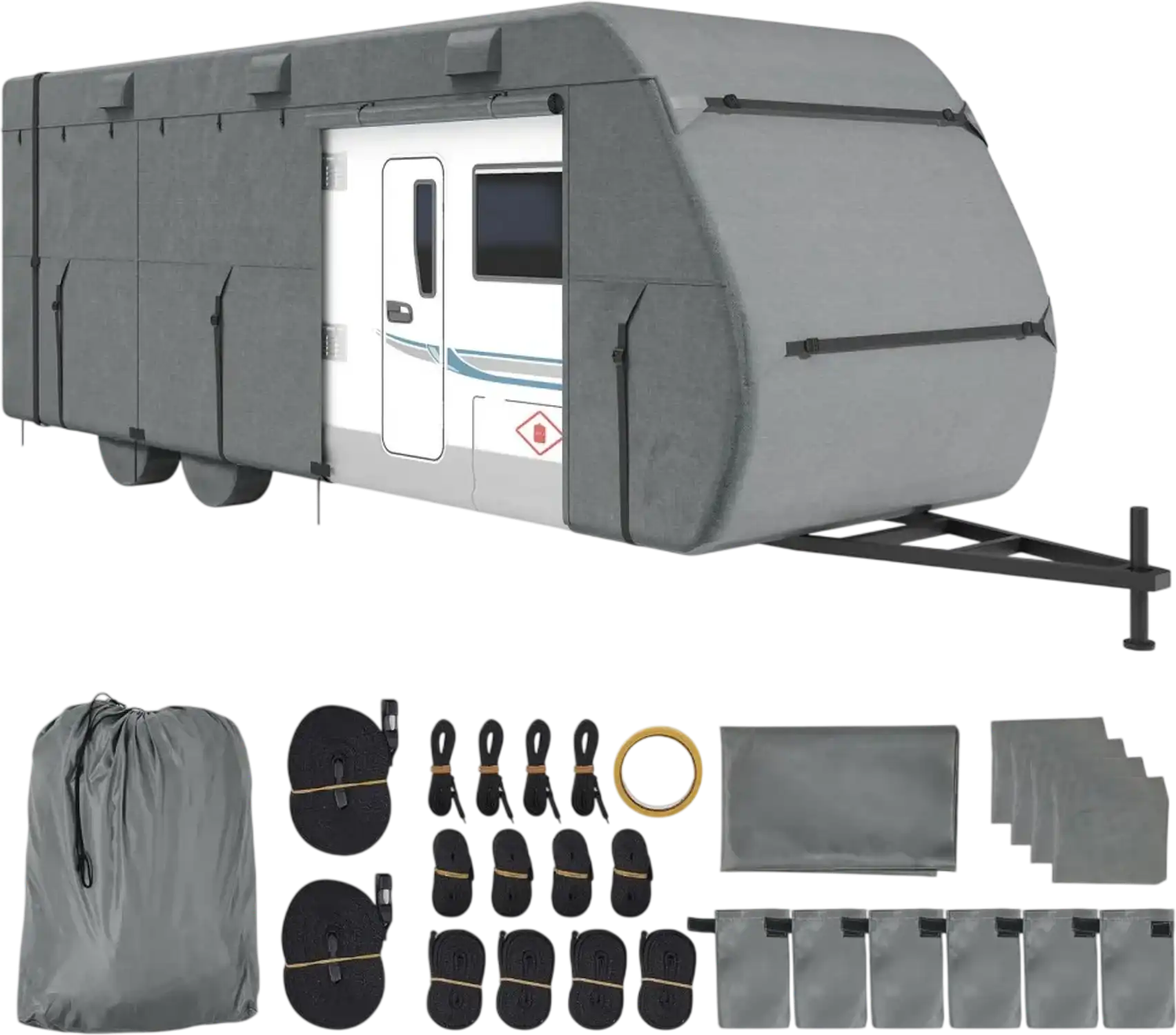 Vevor RV Cover 28'-31' Class A Travel Trailer Waterproof Oxford Fabric New