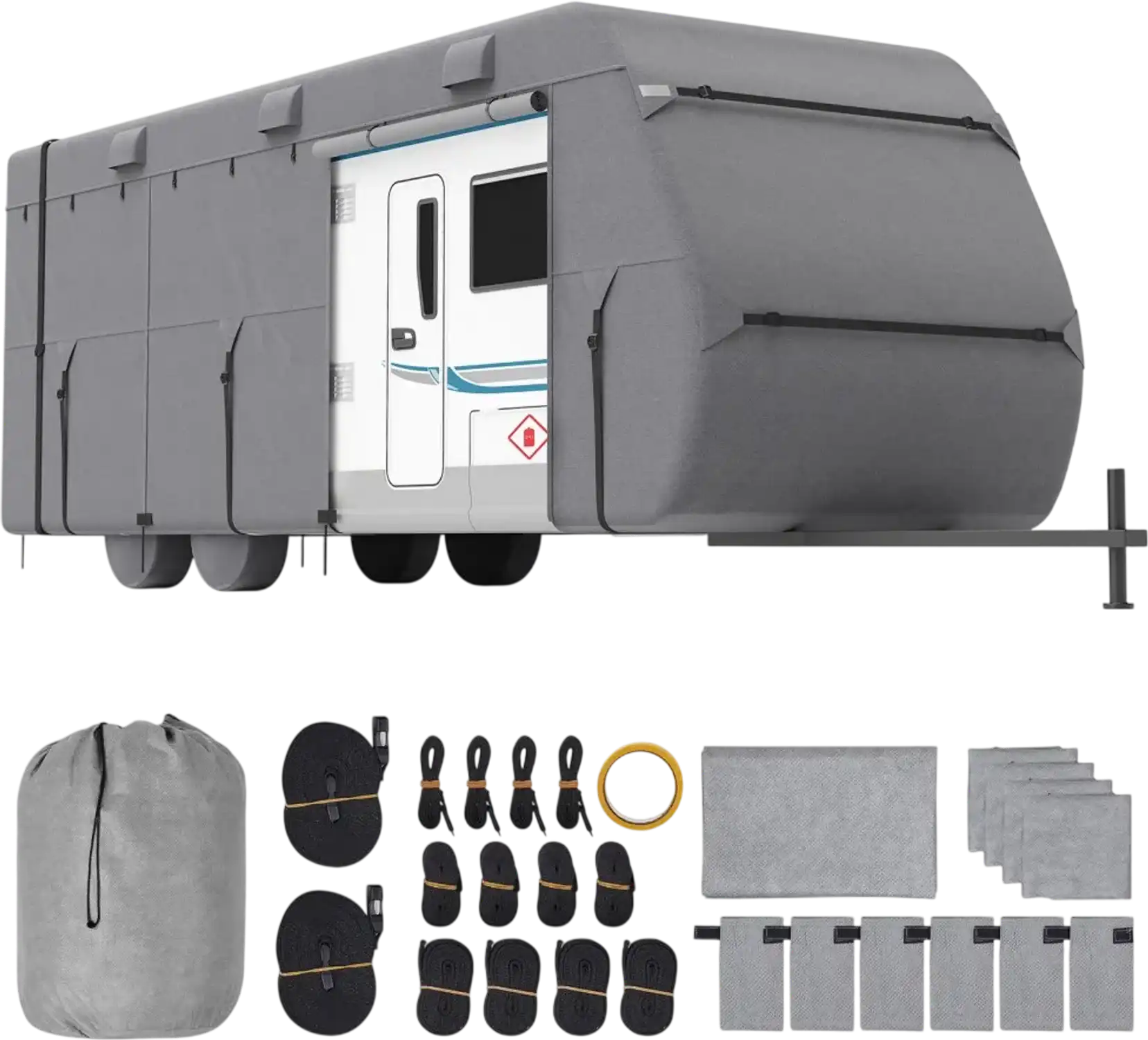 Vevor RV Cover 24'-27' Class A Travel Trailer Cover New
