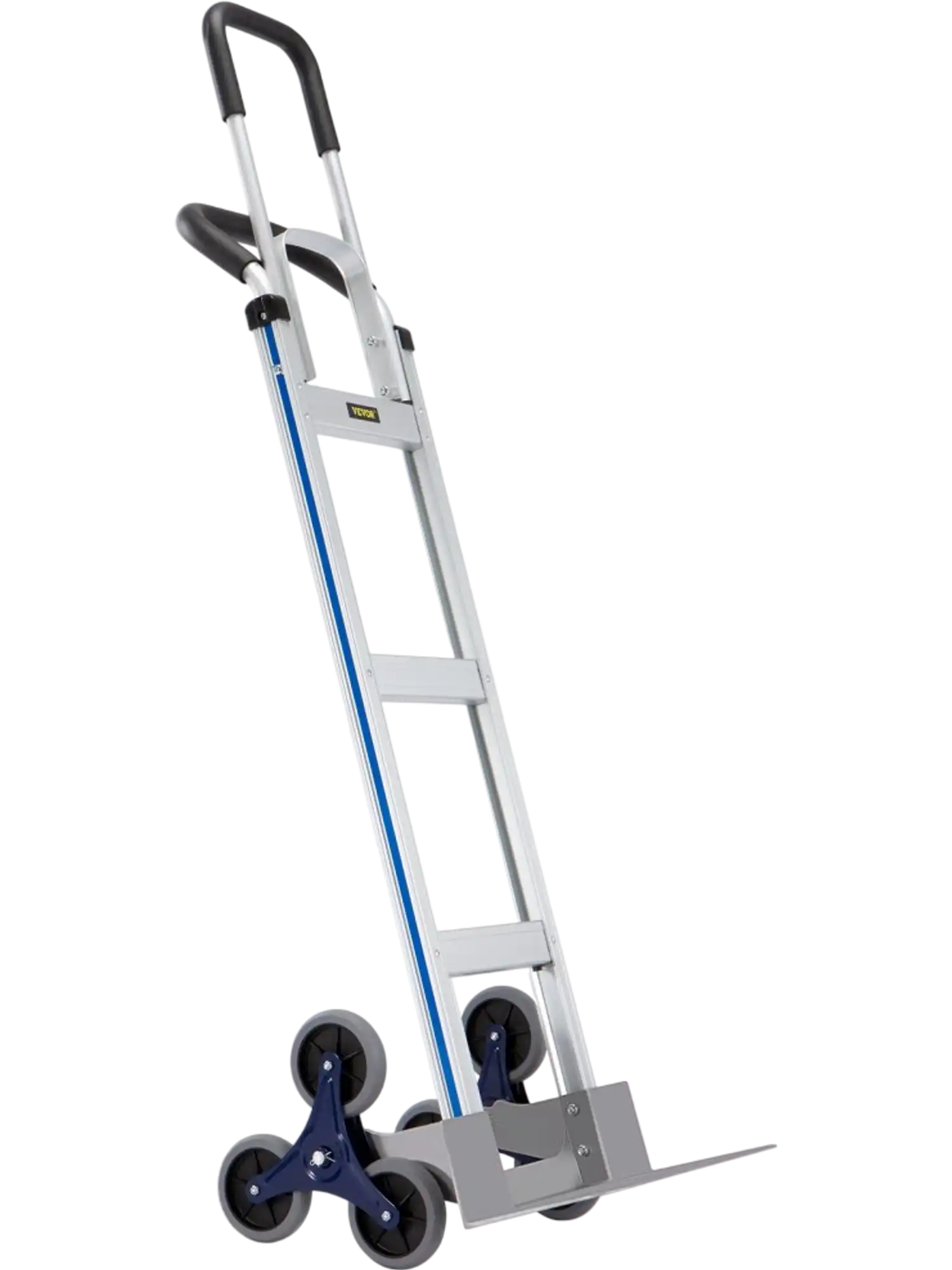 Vevor Stair Climbing Cart 550 lbs Aluminum Hand Truck Dolly with Dual Handles New