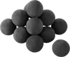 VEVOR Ceramic Fire Balls, 3 Inch 15 Pcs Round Fire Stones, Reusable Lava Rocks Indoor and Outdoor Use, Decorative Fire Pit Rocks for Propane/Gas Fireplace, Stove, Courtyard, Camping, Black
