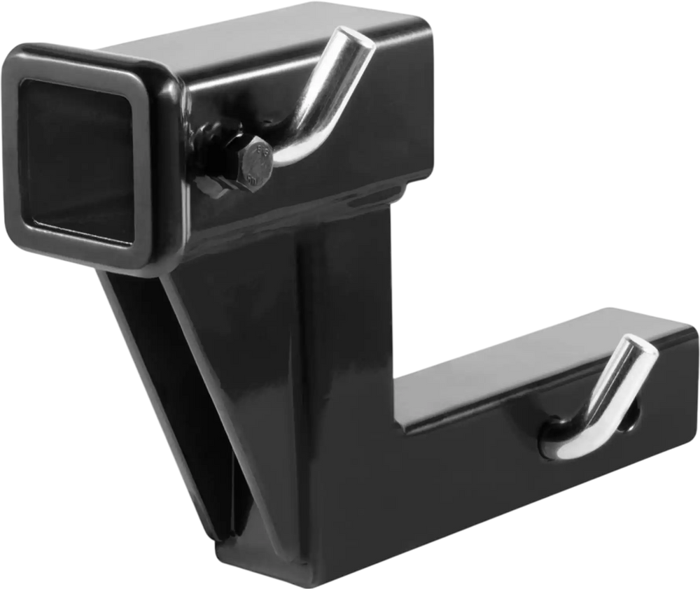 VEVOR Trailer Hitch Riser, for 2" Receiver with 6" Rise/Drop, Trailer Receiver Hitch Extender Extension Adapter, 7" and 9" Extension Length, 4000 lbs Max Towing Capacity, Hitch Pins Included, Black