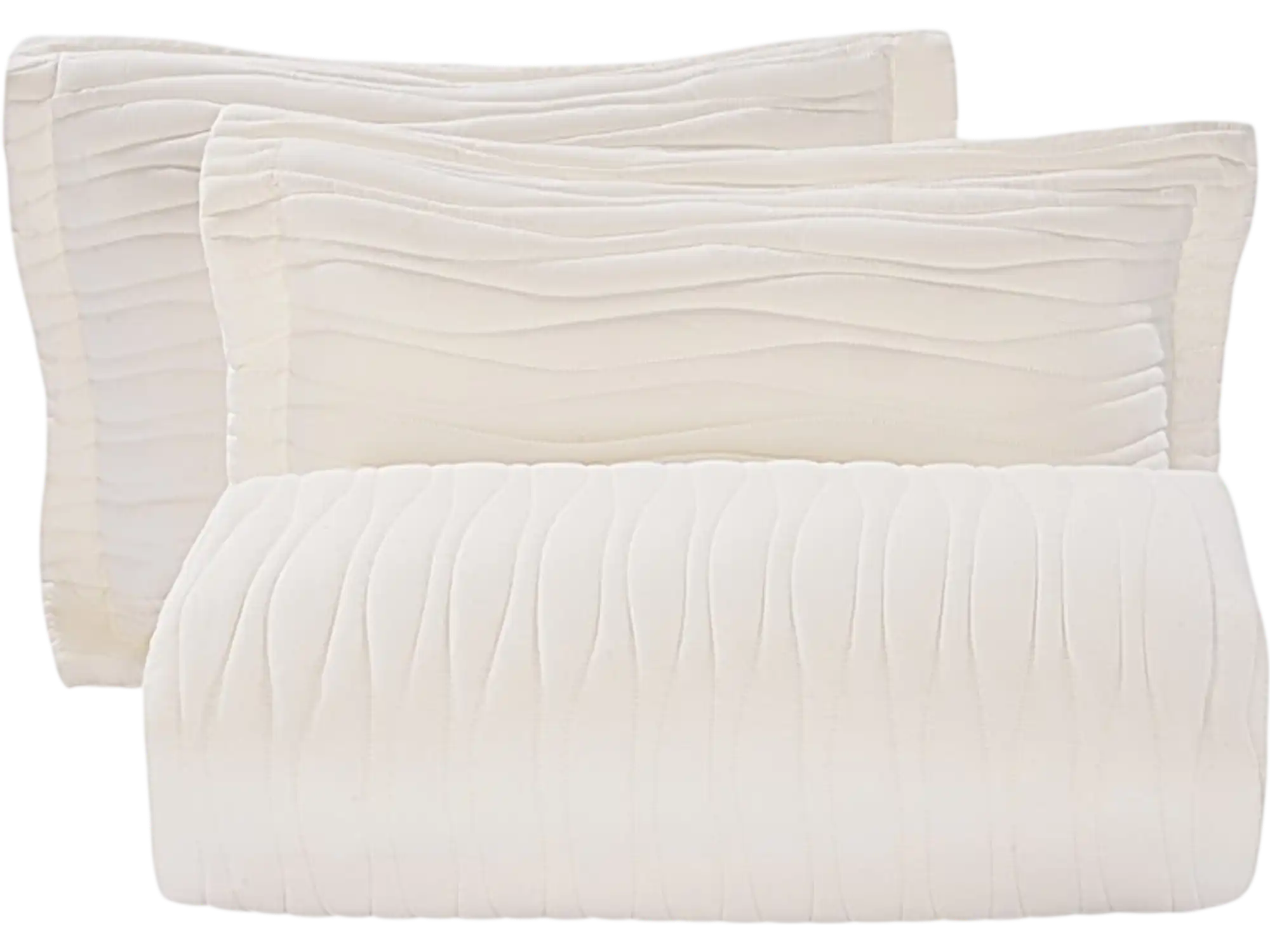 Vevor Quilt Set King 3-Piece Lightweight Microfiber Bedding Set Beige 106
