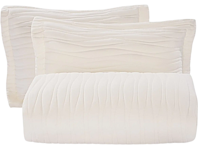 VEVOR King Quilt Set, 3-Piece Lightweight Comforter, Microfiber King Size Bedding Set, Beige Bedspreads with 1 Quilt and 2 Pillow Shams, Lightweight Bedspread Coverlet Bedding Set, for All Season
