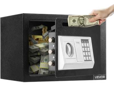 Vevor Drop Safe 0.6 cu. ft. Front Slot Depository Safe Black New