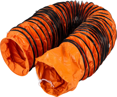VEVOR 25FT PVC Flexible Duct Hosing for 12 INCH Utility Blower Exhaust Fan (12IN 25FT)