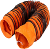 VEVOR 25ft Ducting Hose, PVC Flexible Duct Hosing with S Hook & Steel Support for 8inch Utility Blower