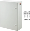 VEVOR Steel Electrical Box, 27.6 x 19.7 x 9.8 in, Cold Rolled Steel Electrical Enclosure Box, Wall-Mounted Outdoor Electronic Equipment Enclosure with Mounting Plate, Hinges, Lock, IP66 Waterproof