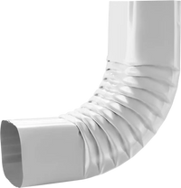 VEVOR Downspout Gutter Elbow, fits 3x4 Inch Style A L-Shaped, Interface Size 3.1x4.3 in / 78x108 mm, Aluminum Alloy 90 Degree Gutter Elbow, for Residential, Commercial Building, Industrial Warehouse