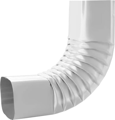 VEVOR Downspout Gutter Elbow, fits 3x4 Inch Style A L-Shaped, Interface Size 3.1x4.3 in / 78x108 mm, Aluminum Alloy 90 Degree Gutter Elbow, for Residential, Commercial Building, Industrial Warehouse