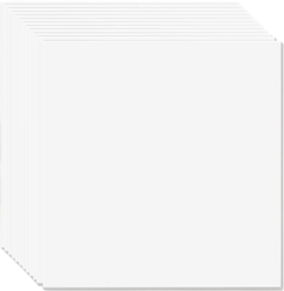 VEVOR Ceiling Tiles, 12-Pack 24 x 24 in, Drop Ceiling Tiles Premium PVC Foam Sheet, Fire-Rated & Good Flexibility & Easy Installation, Ceiling Covering for Home/Office Decoration, Smooth White