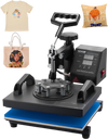 VEVOR Heat Press, 12x10Inch T-Shirt Press Machine, T-shirt Press Heat Press 30x23cm Printing Machine Heat Transfer Sublimation Machine for T-shirts