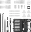 VEVOR Screwdriver Set, 59-Piece Small Precision Screwdriver Set with Phillips, Flat Head, Torx, Pentalobe Bits, Tweezer for Men, Mini Cleaning Repair Tool Kit for iPhone, MacBook, Laptop, Computer