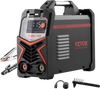 VEVOR MMA Welder, 140A 4-in-1 Welding Machine - MMA (Stick)/DC Pulse MMA/DC Pulse TIG/Lift TIG, 110 & 220V Dual Voltage Electric Welder with LED Display, Synergic Control, IGBT Inverter Hot Start