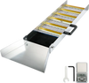 VEVOR Aluminum Alloy Sluice Box, Compact 36\" Mini Sluice Boxes for Gold, Lightweight Gold Sluice Equipment, Portable Sluice Boxes with Miner\'s Moss, River, Creek, Gold Panning, Prospecting, Dredging